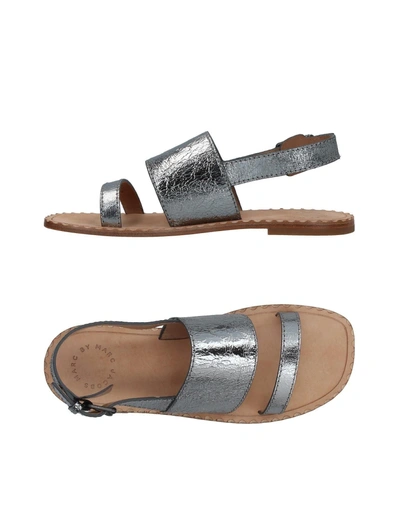 Shop Marc By Marc Jacobs Sandals In Lead