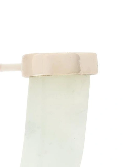 Iosselliani Elegua Horn Earrings In Metallic