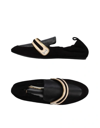 Shop Lanvin Loafers In Black