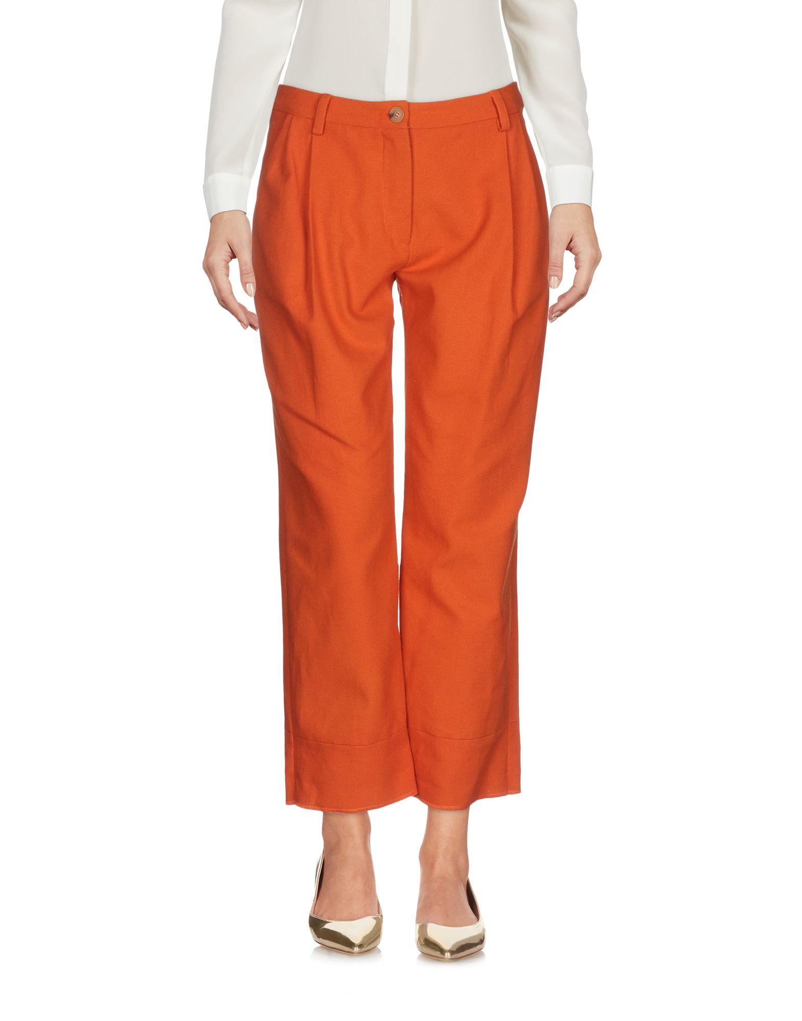 Daniela Pancheri Cropped Hosen Culottes In Orange Modesens