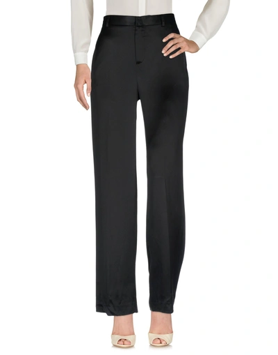 Shop Alberta Ferretti Casual Pants In Black