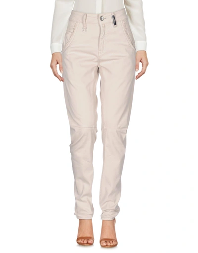 Shop High Casual Pants In Beige