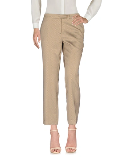 Shop Etro Casual Pants In Gold