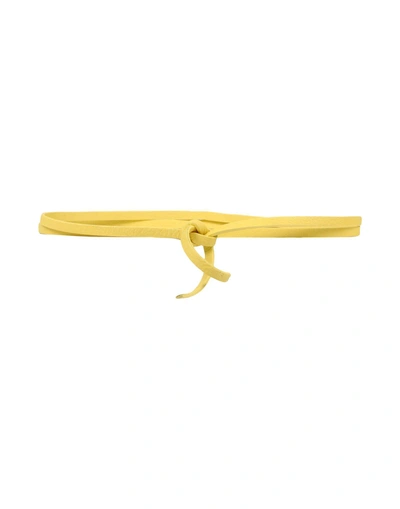 Shop Momoní Belts In Yellow