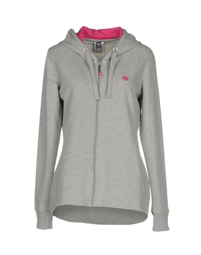 Shop Arena Hooded Sweatshirt In Grey