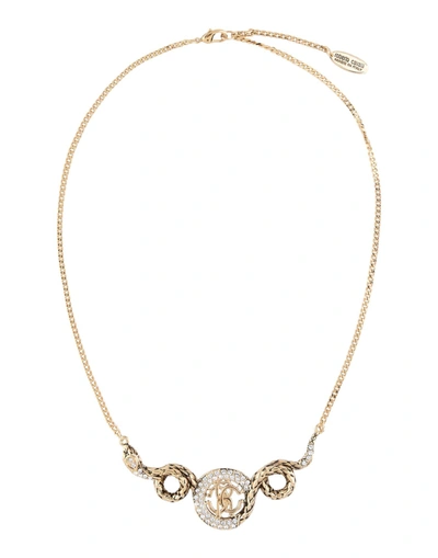 Shop Roberto Cavalli Necklace In Gold