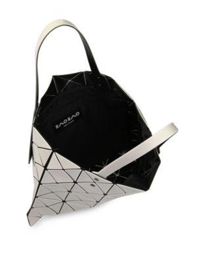 Shop Bao Bao Issey Miyake Lucent Frost Tote In Light Grey