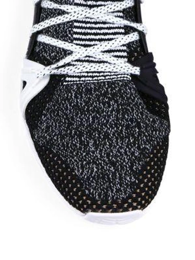 Shop Adidas By Stella Mccartney Edge Knit Trainer Sneakers In Dark Grey