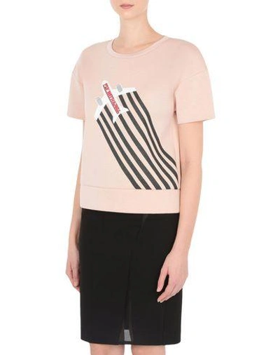 Shop Karl Lagerfeld Sweatshirt In Pink