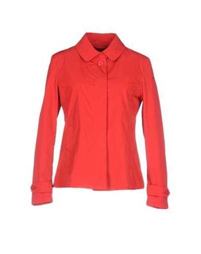 Shop Add Overcoats In Red