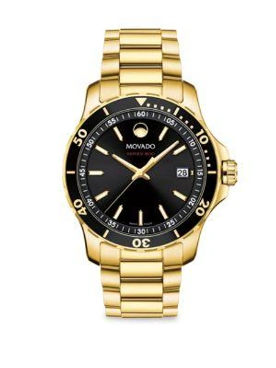 Shop Movado Men's Series 800 Watch In Black