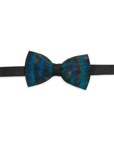 Shop Brackish Midnight Bow Tie In Blue