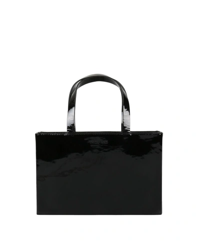 Shop Helmut Lang Re-edition Patent Leather Bag In Nero