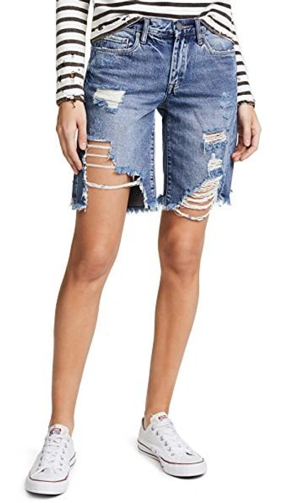 Shop Blank Denim Distressed Shorts In Poster Child