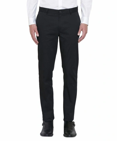 Shop Givenchy Slim Fit Cotton Pants In Nero