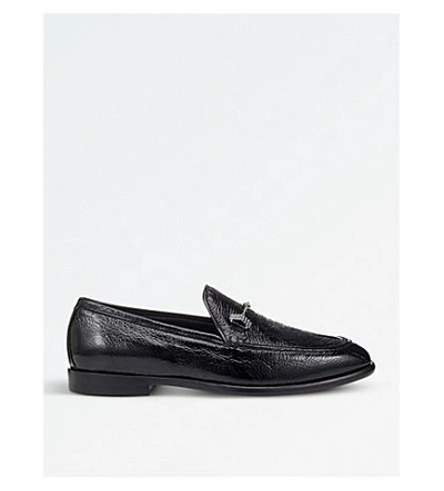 Shop Jimmy Choo Marti Patent Leather Loafers In Black