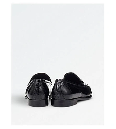 Shop Jimmy Choo Marti Patent Leather Loafers In Black