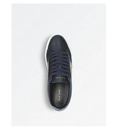 Shop Paul Smith Ivo Leather Sneakers In Blue Other