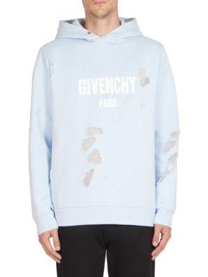 givenchy blue hoodie