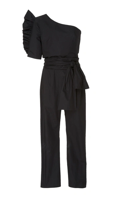 Shop Delfi Collective Dree Single Shoulder Jumpsuit In Black