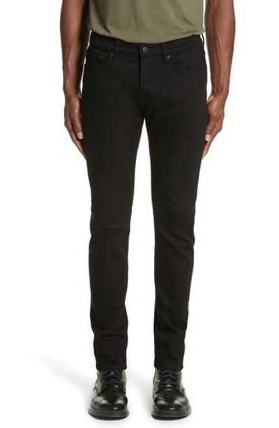 Shop Burberry Slim Fit Black Denim Jeans