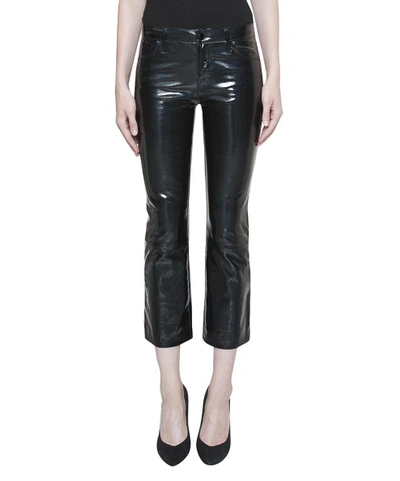 Shop J Brand Selena Leather Pants In Nero