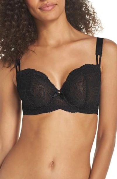 Shop Simone Perele Eden Underwire Demi Bra In Black