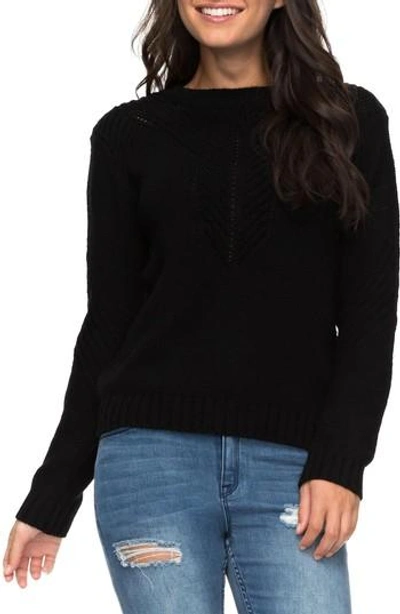 Shop Roxy Take Over The World Sweater In Anthracite