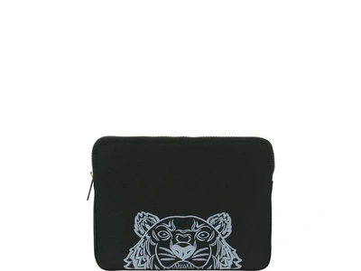 Shop Kenzo Tiger Tablet Case In Black