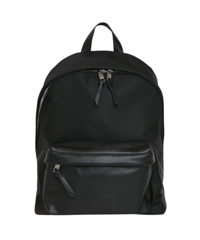 Shop Givenchy Logo Detail Nylon Backpack In Nero