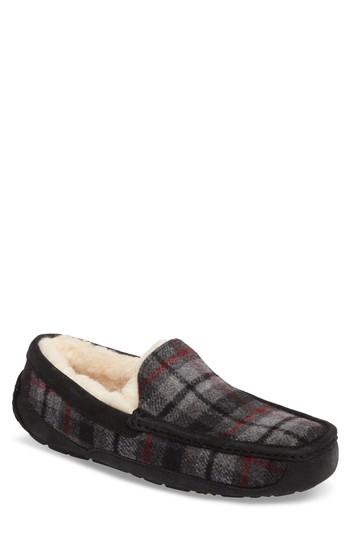ugg ascot plaid slippers