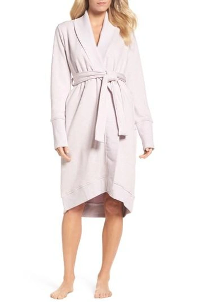 Shop Ugg 'karoline' Fleece Robe In Starlight Heather
