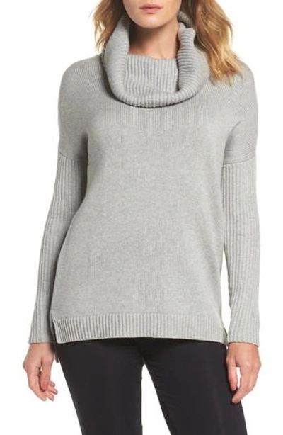 Ugg Cowl Neck Tunic Sweater In Grey Heather ModeSens