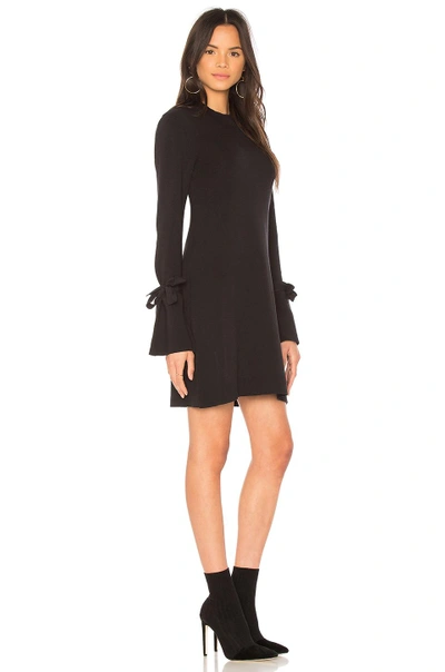 Shop Minkpink Evie Bell Sleeve Knit Dress In Black