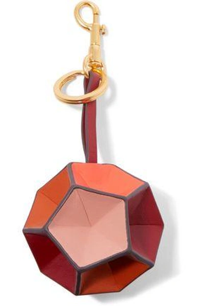 Shop Anya Hindmarch Woman Leather Keychain Red