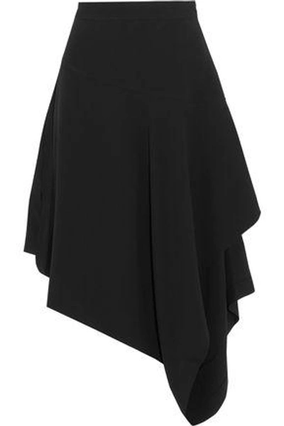 Shop Jw Anderson Asymmetric Layered Cady Skirt In Black