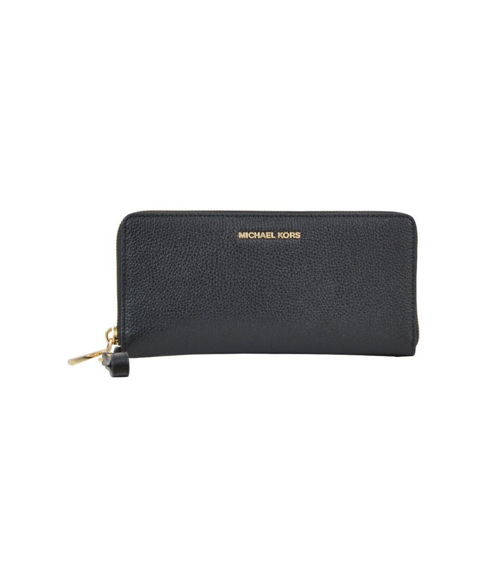michael kors black leather wallet