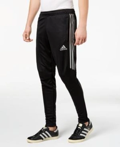 Shop Adidas Originals Adidas Men's Tiro Metallic Soccer Pants In Black/silver