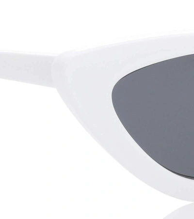 Shop Le Specs X Adam Selman The Last Lolita Cat-eye Sunglasses In White