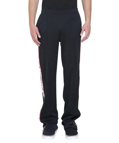 Shop Givenchy Logo Track Pants In Nero