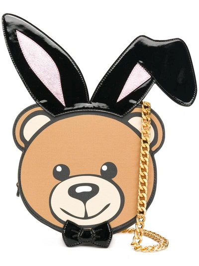 Shop Moschino Playboy Toy Bear Crossbody Bag - Unavailable In A1888