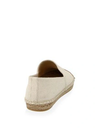 Shop Tory Burch Colorblock Espadrille Flats In Perfect Sand