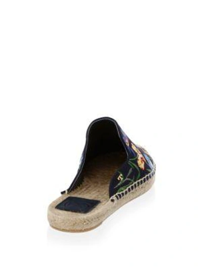 Shop Tory Burch Floral Canvas Espadrilles In Multi