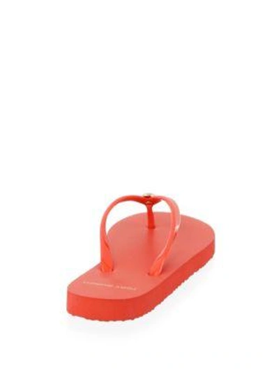 Shop Tory Burch Solid Flip Flops In Perfect Blush