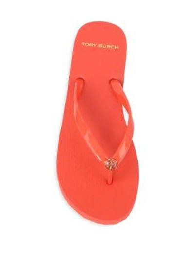 Shop Tory Burch Solid Flip Flops In Perfect Blush
