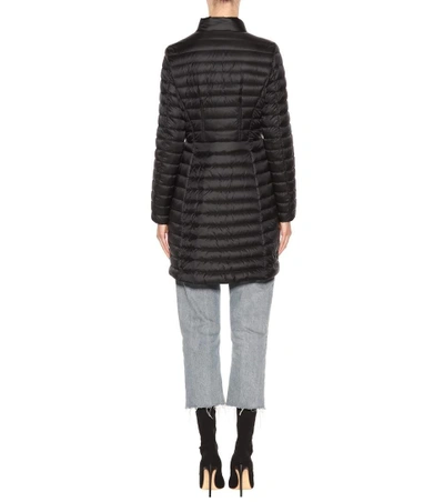 Shop Moncler Agatelon Down Coat In Black