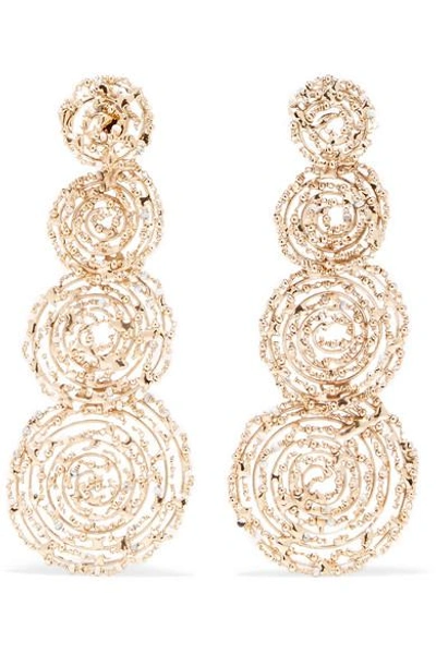 Shop Rosantica Pizzo Gold-tone Faux Pearl Earrings