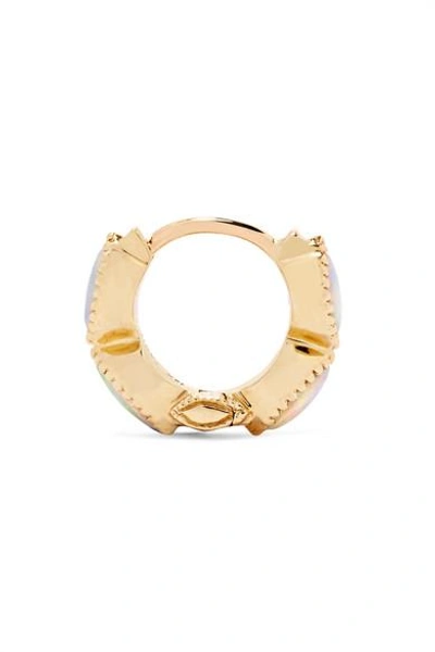 Shop Maria Tash Eternity 6.5mm 14-karat Gold Opal Earring