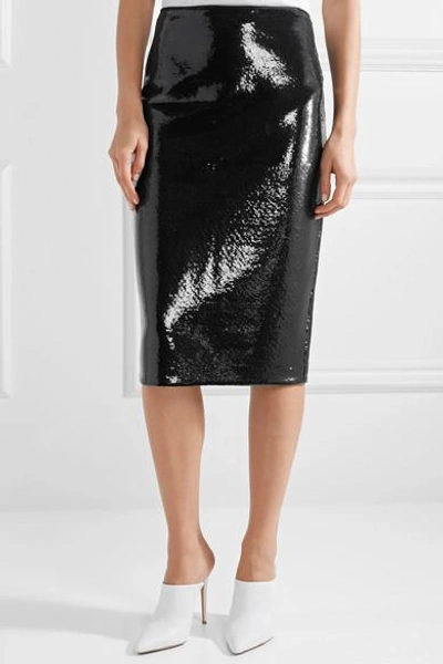 Shop Diane Von Furstenberg Sequined Tulle Skirt