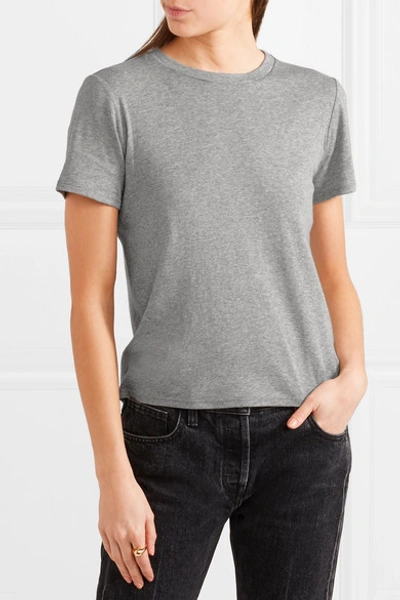 Shop The Row Wesler Cotton-jersey T-shirt In Gray